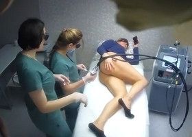 Скрытая камера в кабинете гинеколога - порно от LikePorno